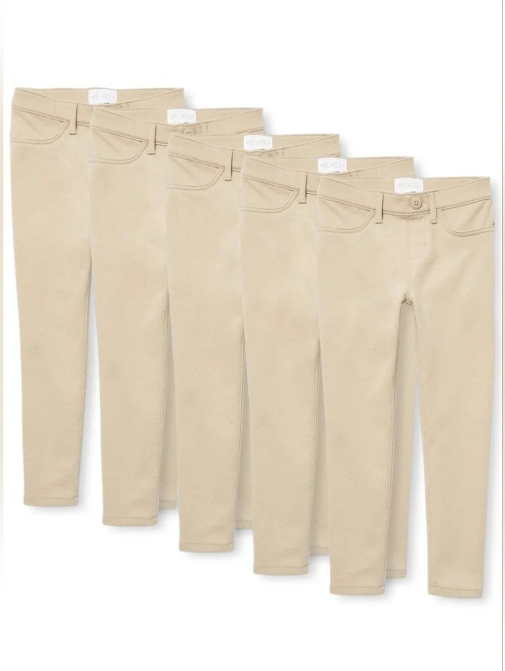 NWT The Children's Place Sandy Pull-On UNIFORM Jeggings Pack